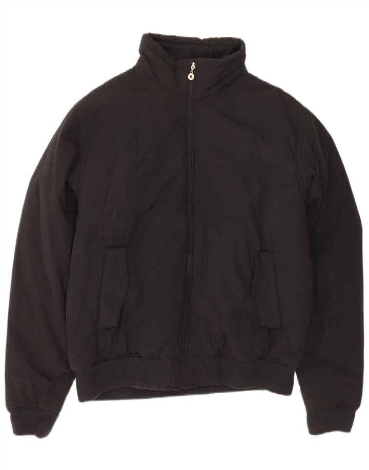 Мужская ветровка ASICS UK 40, большая черная хлопковая куртка