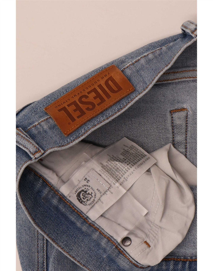 Мужские узкие джинсы Diesel W34 L34 синие, хлопок