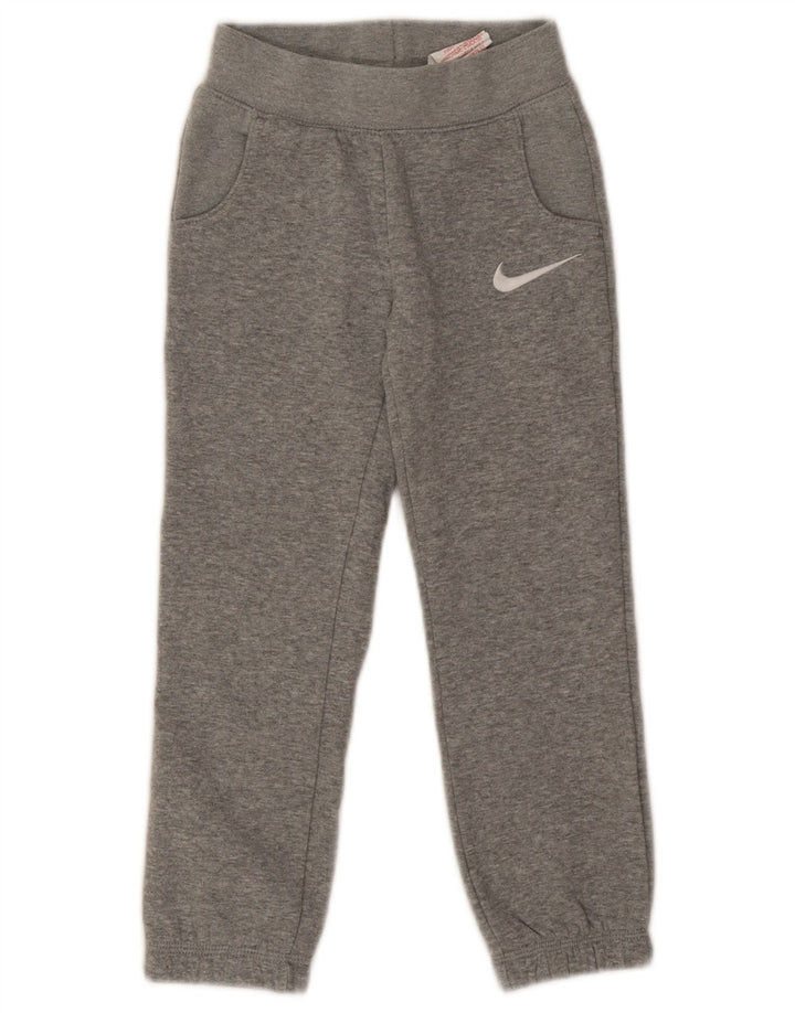 Спортивные брюки Nike для мальчиков, джоггеры, 5–6 лет, средний серый цвет, хлопок