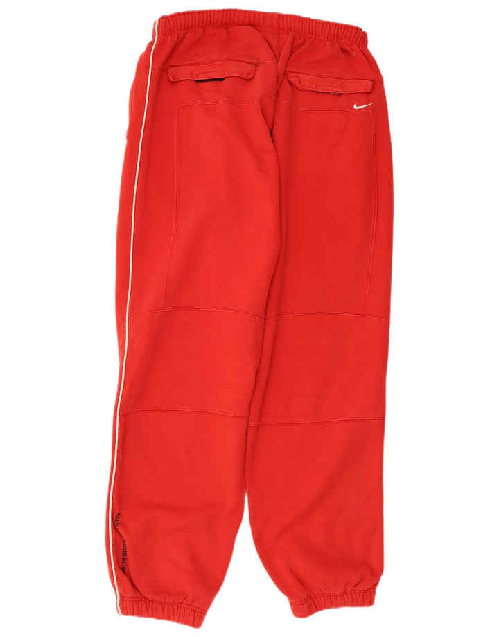 NIKE Mens Graphic Tracksuit Trousers Joggers Large Red Cotton Vintage Nike and Second-Hand Nike from Messina Hembry 
