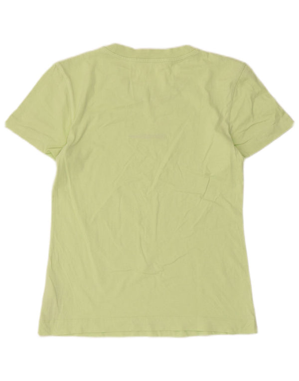Женская футболка с рисунком Calvin Klein Jeans Top UK 12, средний зеленый хлопок