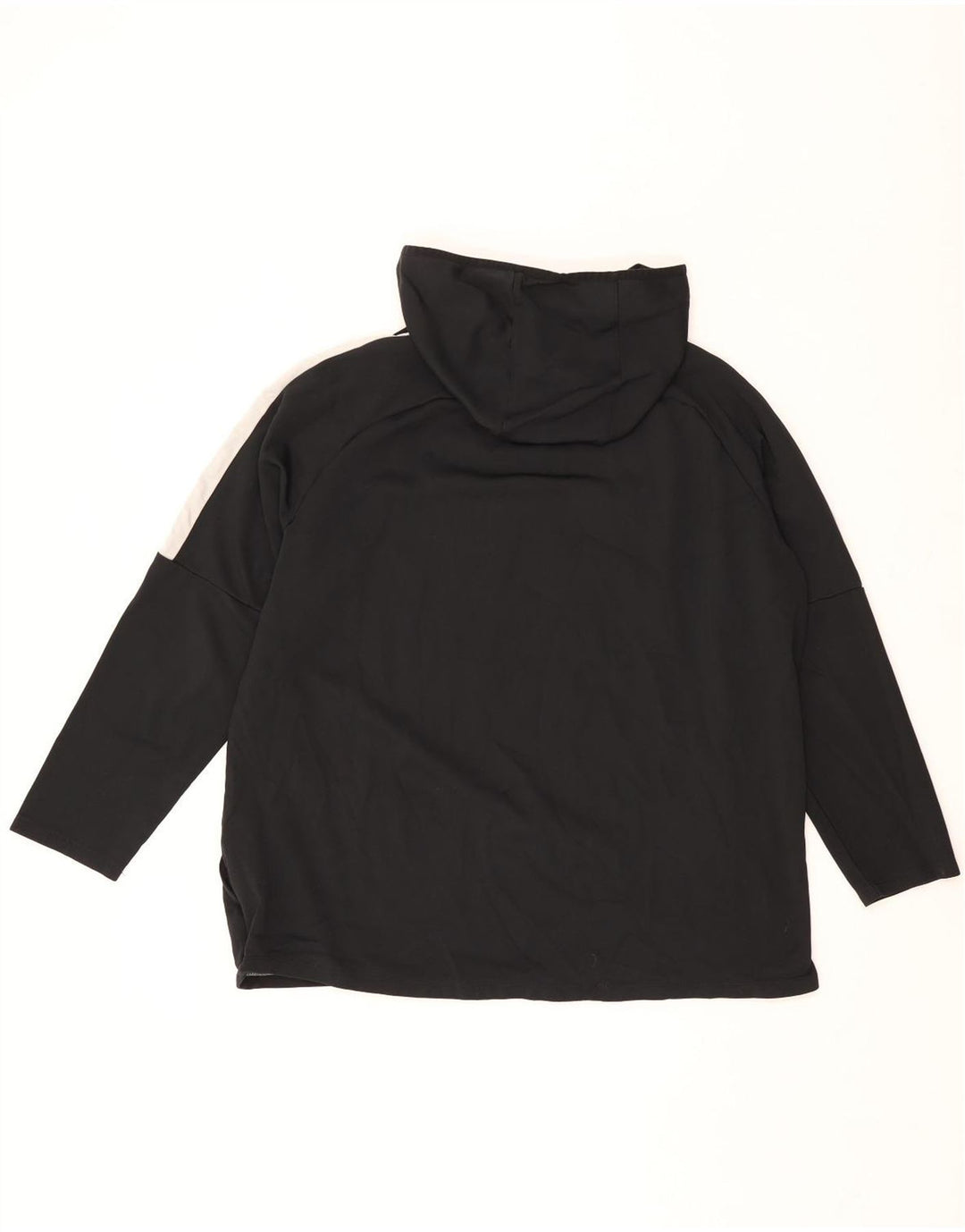 Мужской джемпер с капюшоном Nike Dri Fit 2XL, черный полиэстер с цветными блоками