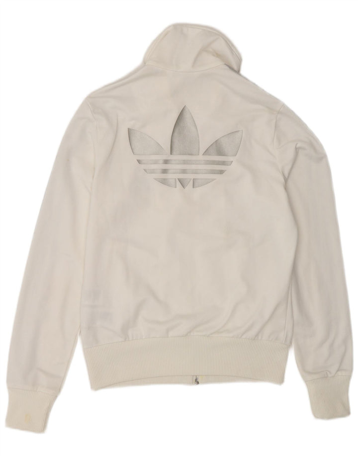 Женский спортивный костюм Adidas с графическим рисунком, верхняя куртка EU 38, маленький белый полиэстер