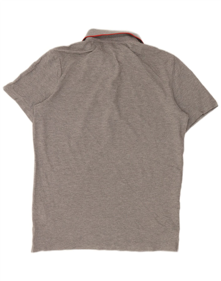 Мужская рубашка-поло JACK & JONES, большая серая, хлопок