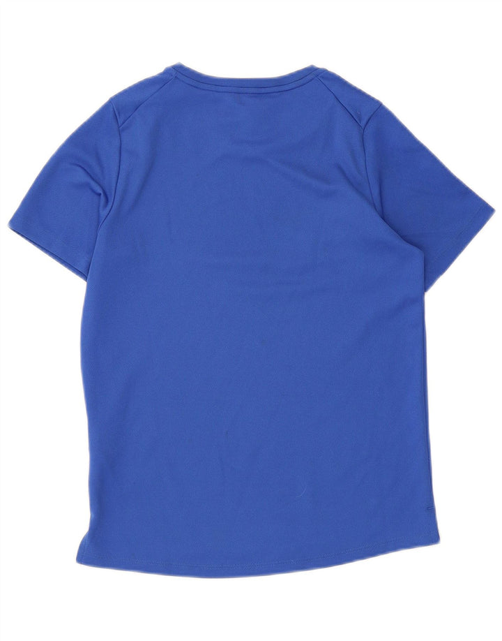 Футболка Nike Dri Fit для мальчиков, топ 10–11 лет, средний синий полиэстер