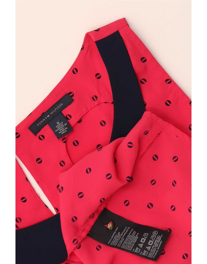 Женская блузка без рукавов Tommy Hilfiger UK 14 Medium Red Spotted