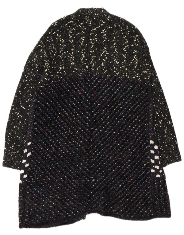 Женский удлиненный кардиган Desigual UK 14, средний черный в крапинку