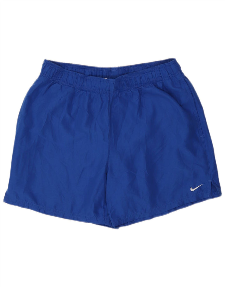 Мужские спортивные шорты Nike среднего синего цвета из полиэстера, спортивные