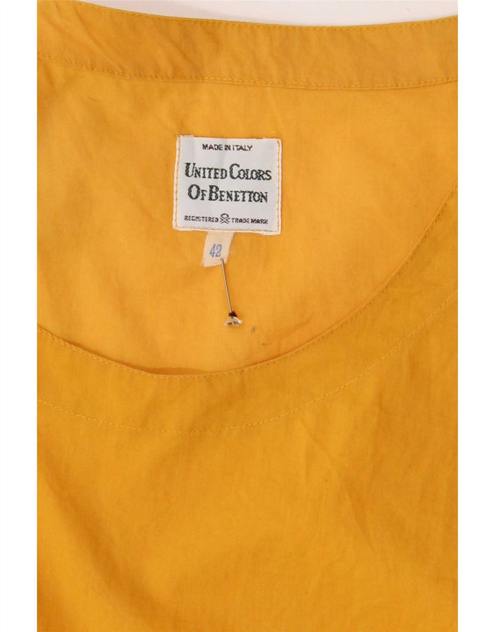 Женская блузка без рукавов Benetton IT 42 Medium Yellow