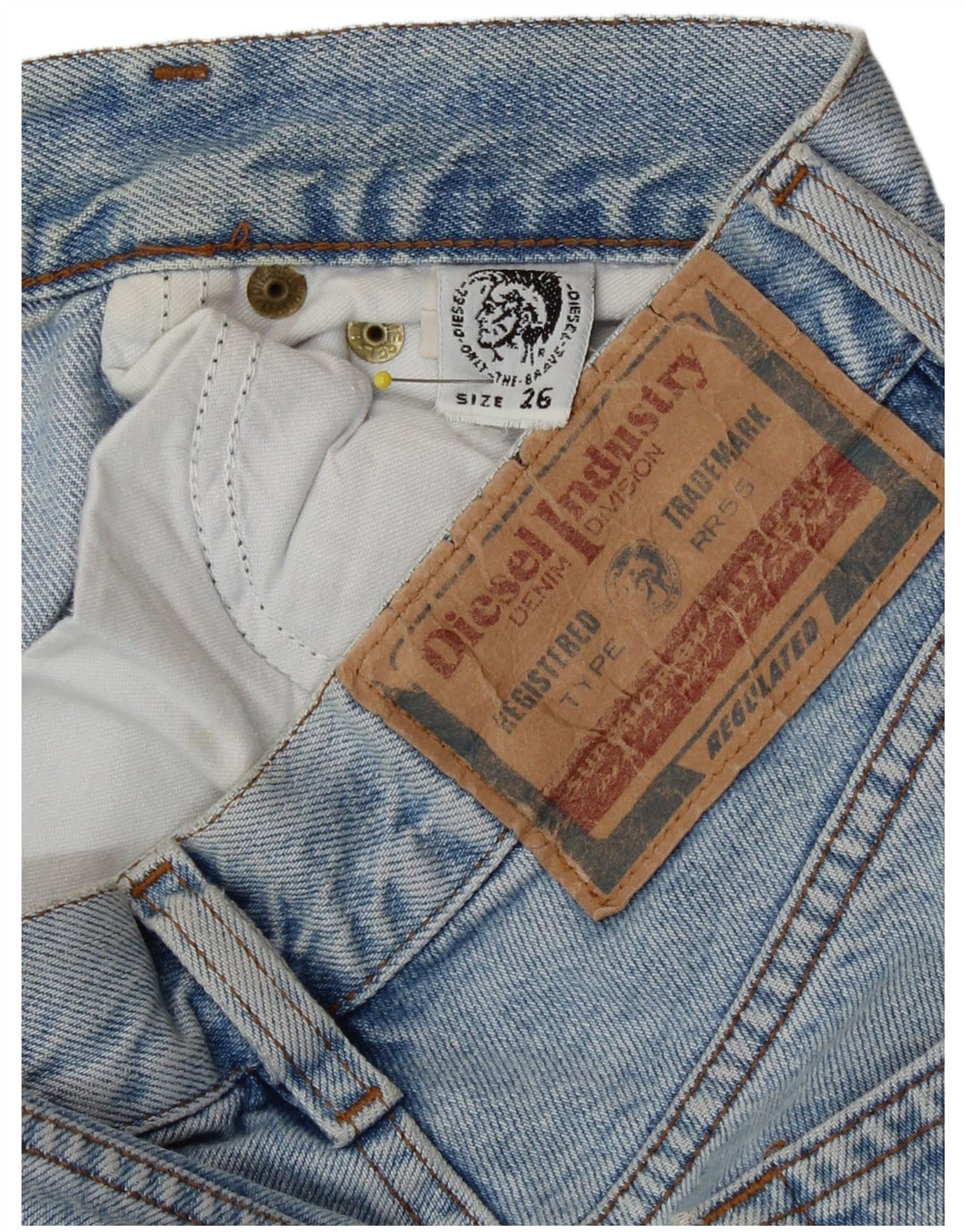 Женские прямые джинсы Diesel W26 L31 синие