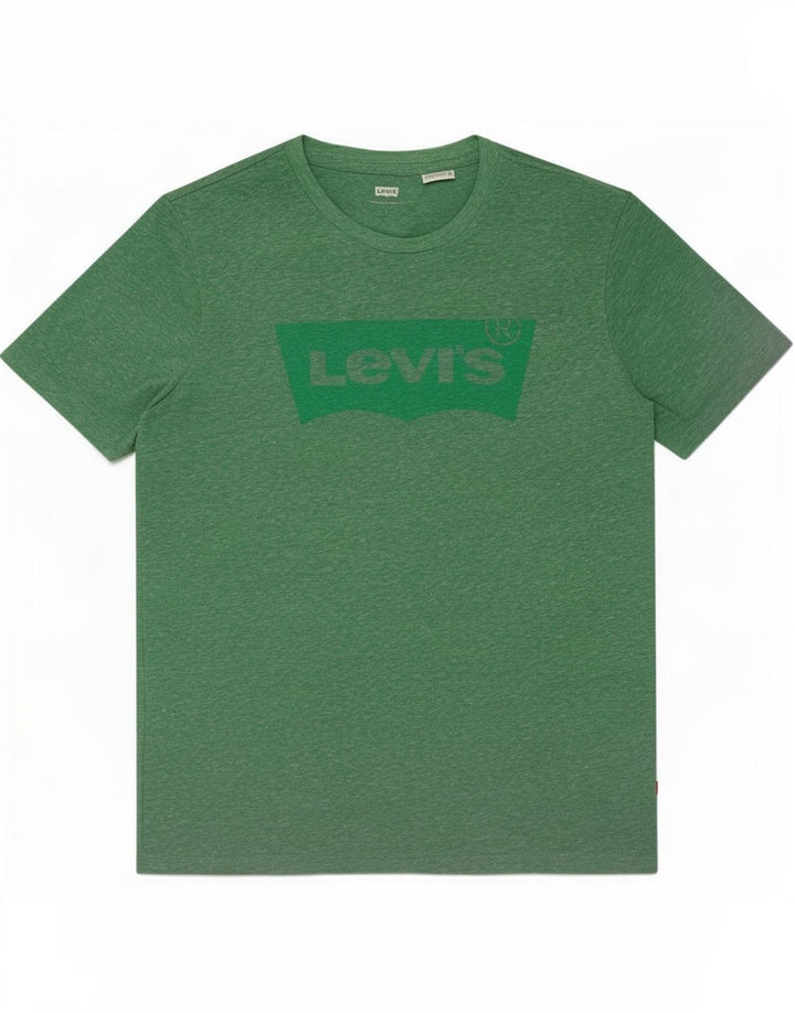Мужская футболка с рисунком Levi's, маленький зеленый цвет