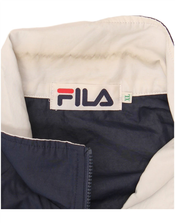 Fila Мужской спортивный костюм Top Jacket XL Темно-синий с цветными блоками