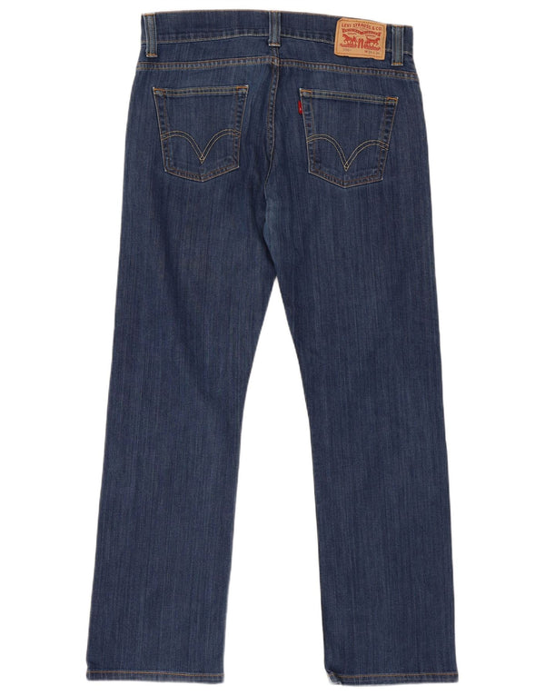 Мужские прямые джинсы Levi's 506 W34 L34 синие, хлопок