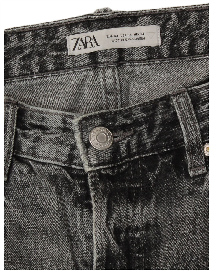 Мужские джинсы Zara Slim EU 44, большие W34 L27, серые