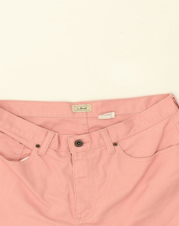 L.L.BEAN Womens Casual Shorts W30 Medium  Pink Cotton | Vintage L.L.Bean | Thrift | Second-Hand L.L.Bean | Used Clothing | Messina Hembry 