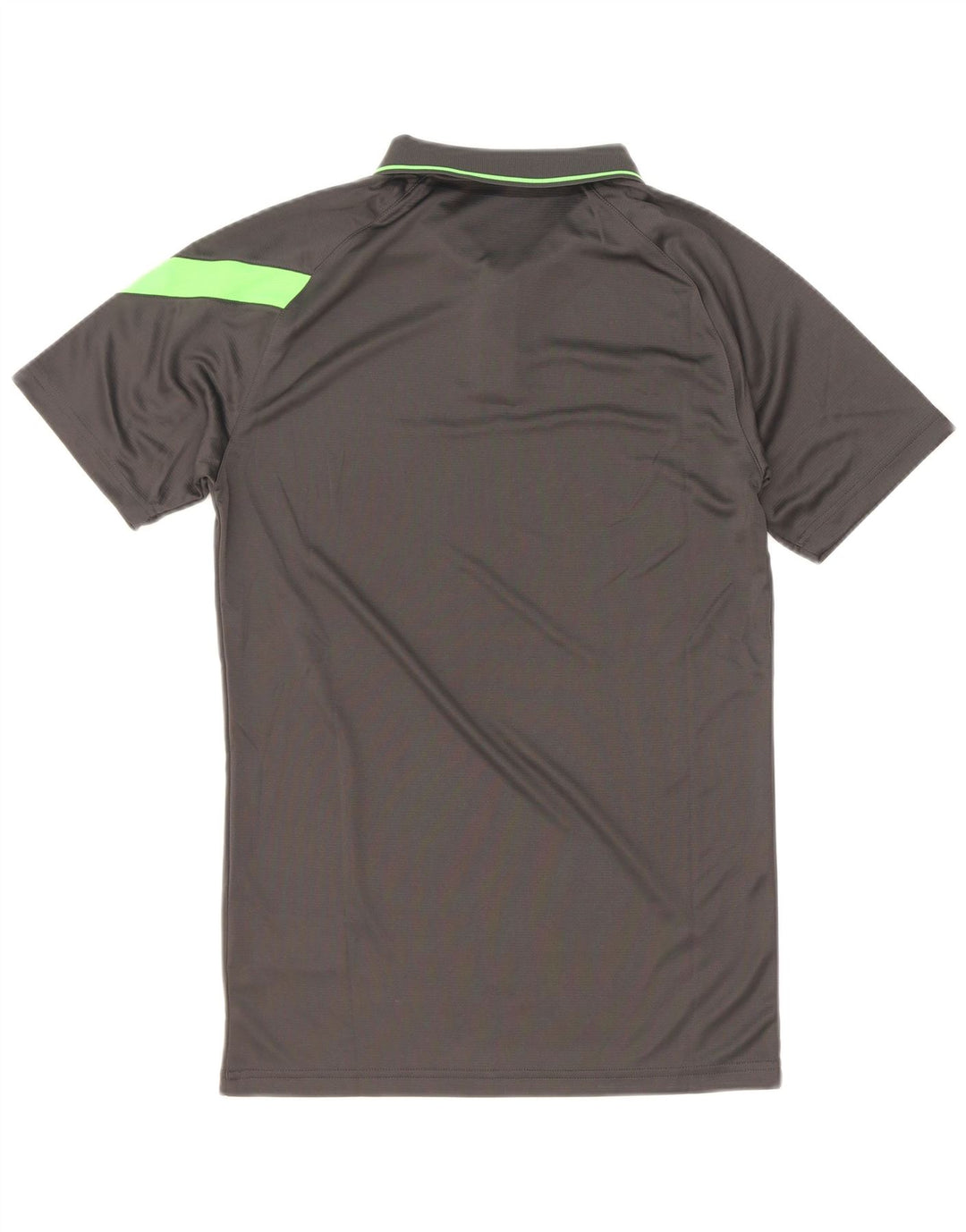 Мужская рубашка-поло Nike Dri Fit, маленькая серая, полиэстер с цветными блоками
