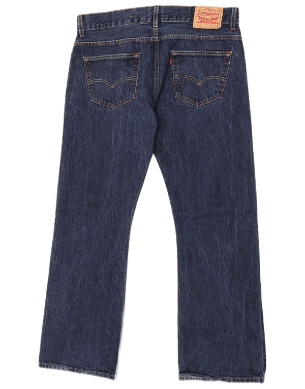 Мужские зауженные джинсы Levi's 512 W36 L32 Темно-синие, хлопок