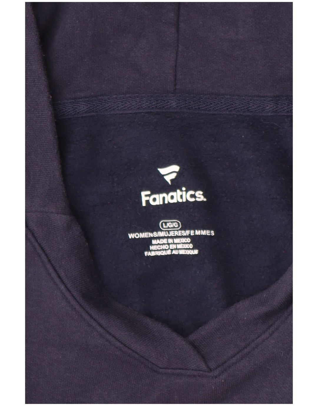 Женский джемпер с капюшоном FANATICS Chicago Bears с рисунком UK 16, большой темно-синий