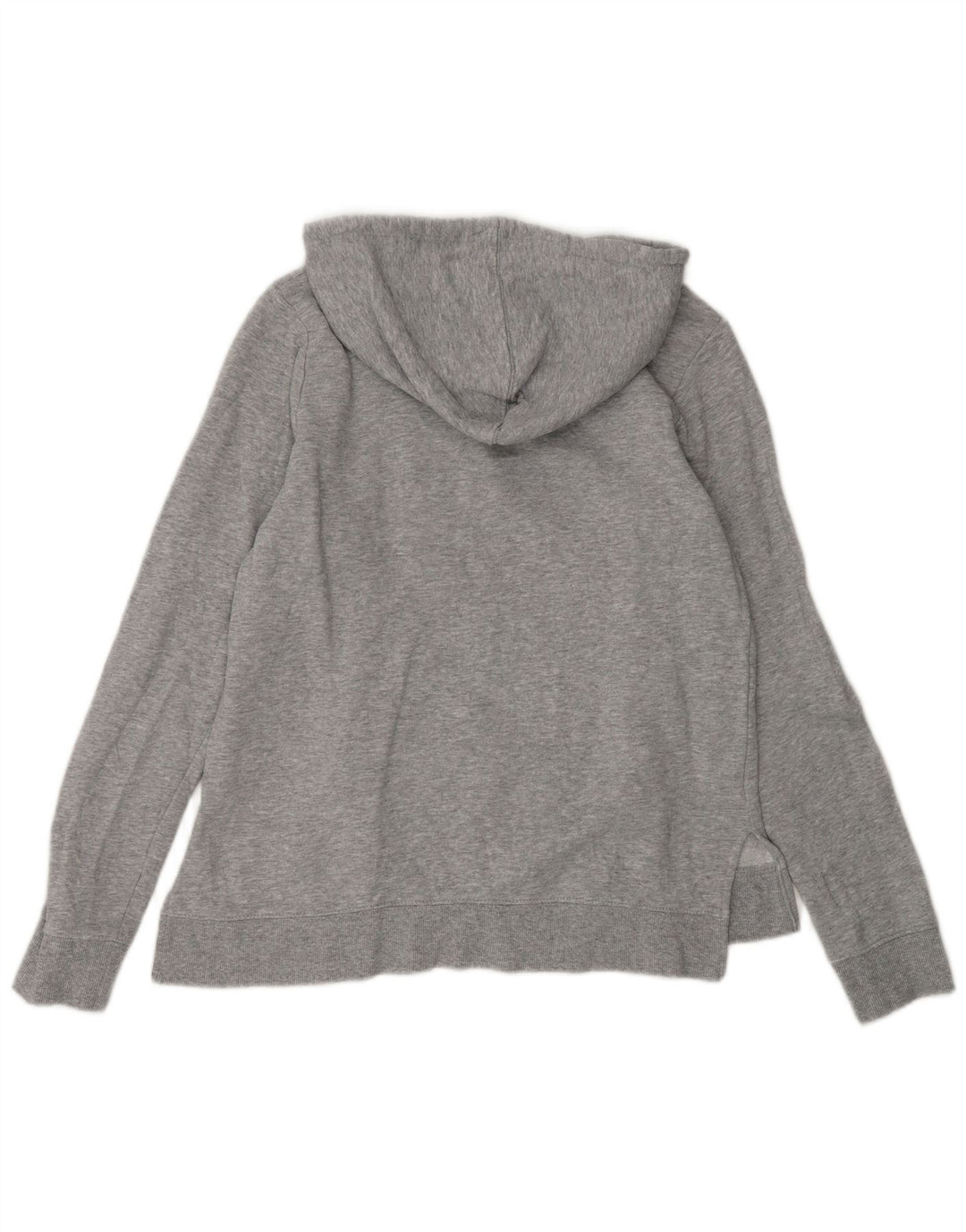 Женский джемпер с капюшоном REEBOK UK 14, средний серый хлопок в крапинку