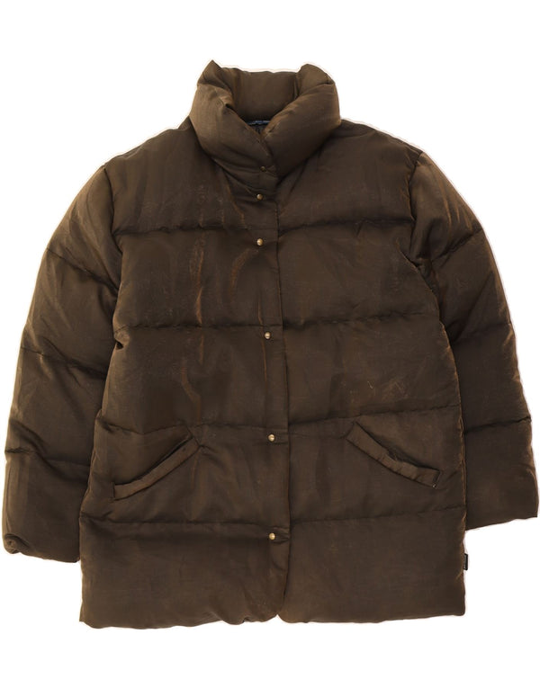 MONCLER Womens Padded Jacket Size 1 Small Brown