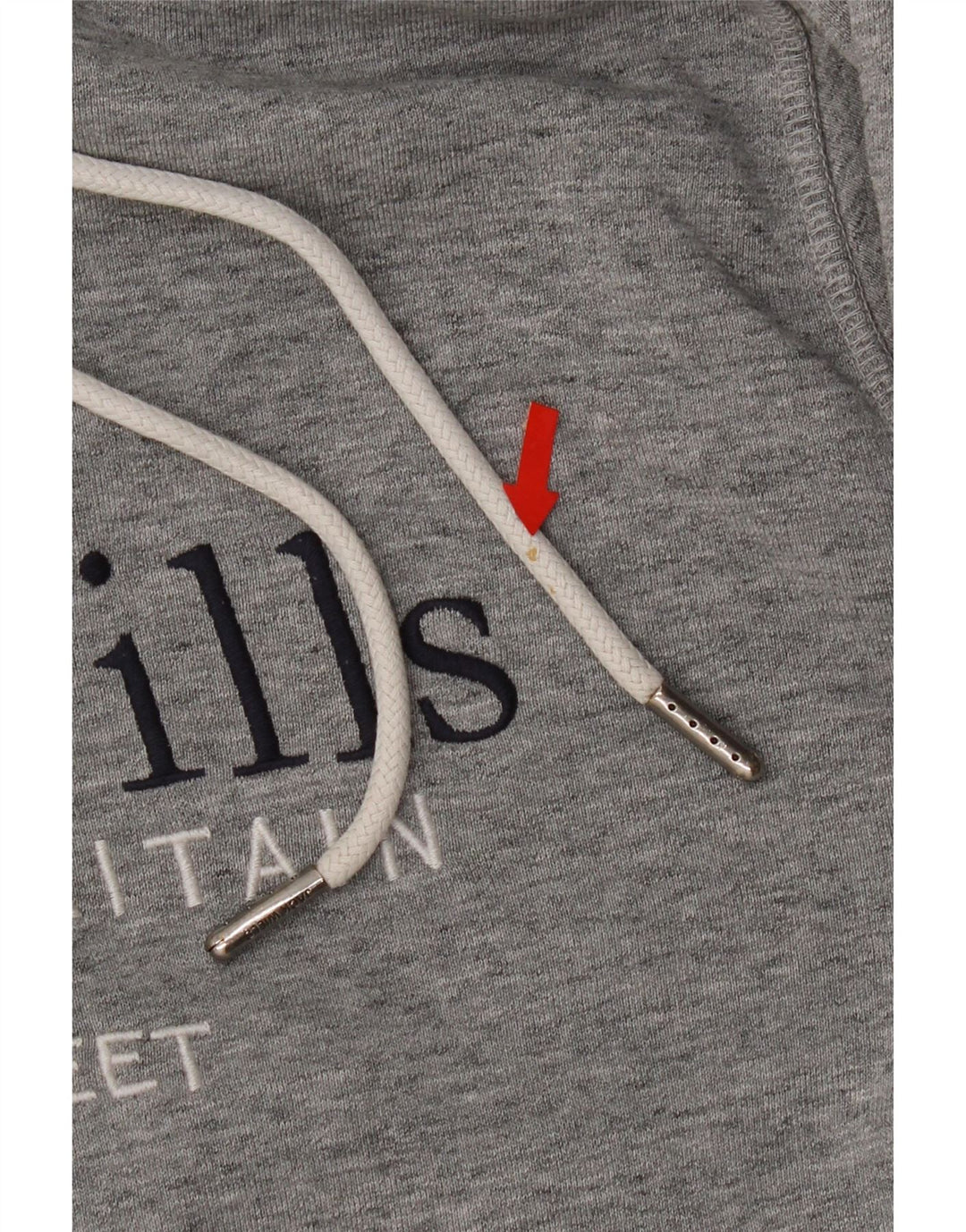 Jack Wills Мужской джемпер с капюшоном с рисунком, средний серый хлопок в крапинку