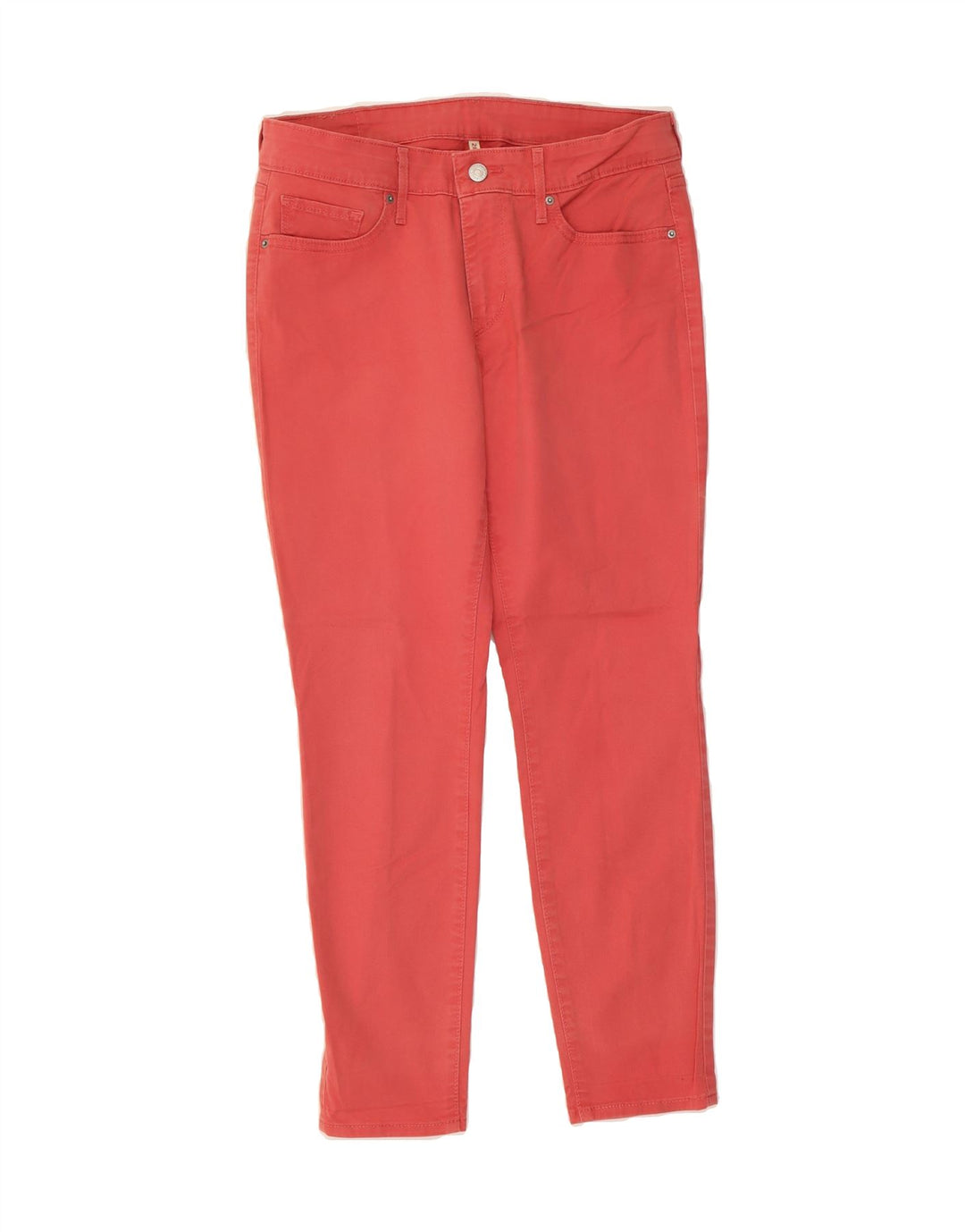 LEVI'S Womens Skinny Jeans W28 L27 Red Cotton Vintage Levi's and Second-Hand Levi's from Messina Hembry 