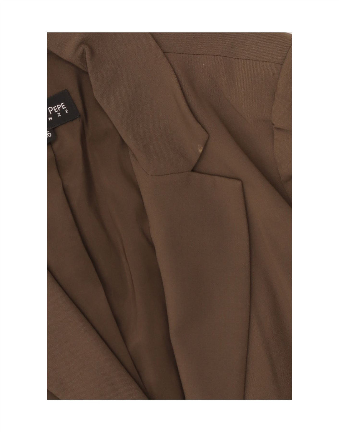 PATRIZIA PEPE Женский пиджак на 2 пуговицах IT 46 Большой коричневый из натуральной шерсти