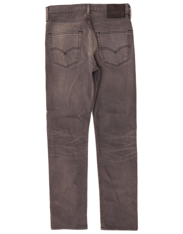 Мужские зауженные джинсы Levi's 522 W28 L29, серый хлопок