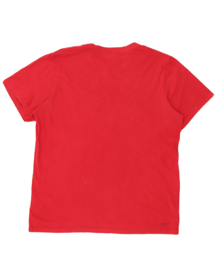 Мужская футболка Jordan Top, большой красный хлопок