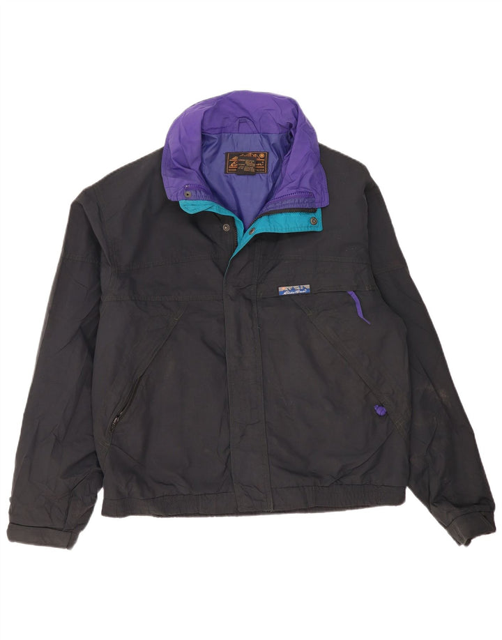 Мужская ветровка Eddie Bauer UK 36, маленькая черная нейлоновая куртка