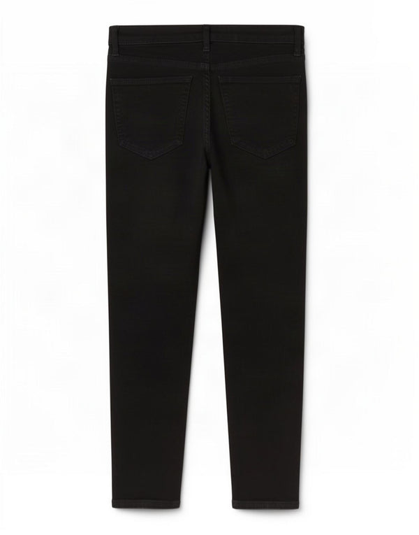 Женские укороченные джинсы скинни Topshop W28 L24, черный хлопок
