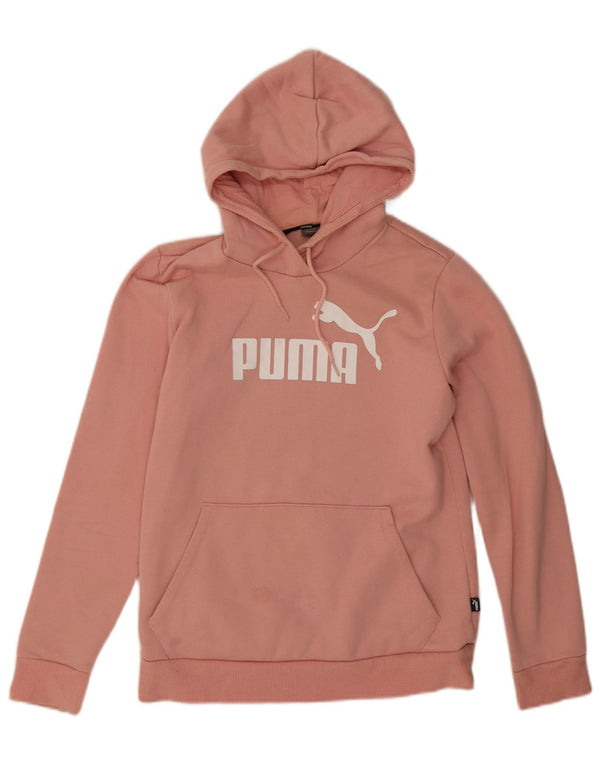 Женский джемпер с капюшоном Puma UK 10, маленький розовый, хлопок