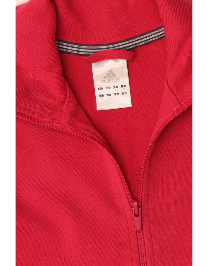 Женский спортивный костюм Adidas Top Jacket UK 8, маленький красный хлопок