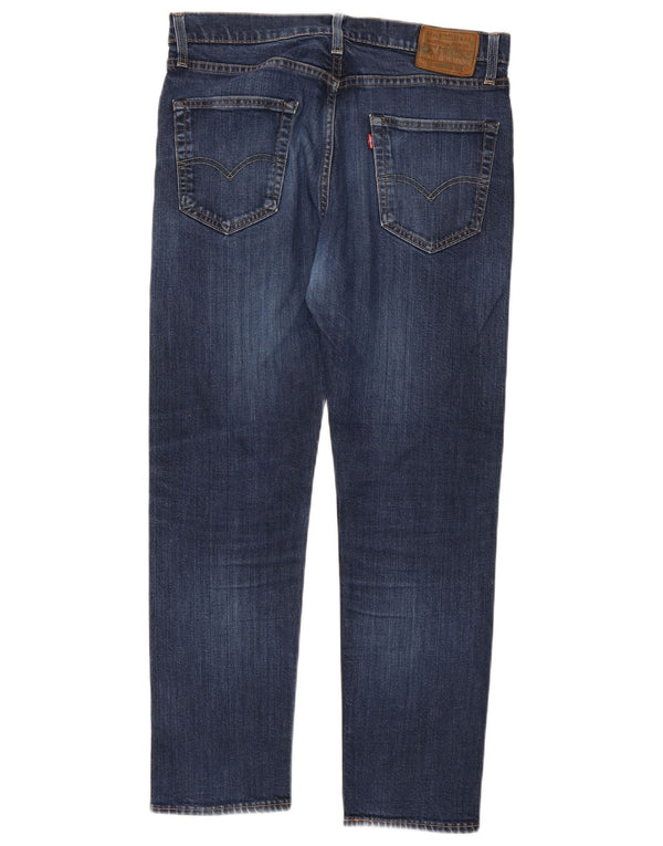 Мужские зауженные джинсы Levi's 502 W34 L29 Темно-синие, хлопок