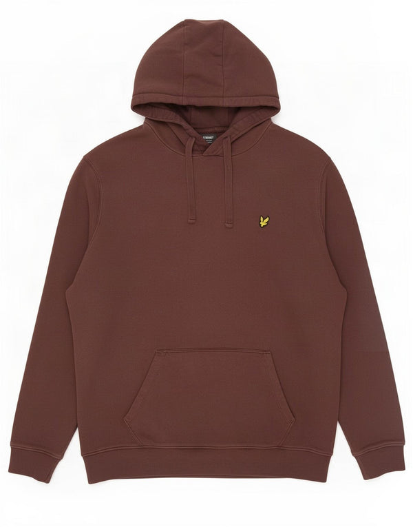 Мужской джемпер с капюшоном Lyle & Scott 2XL, коричневый, хлопок