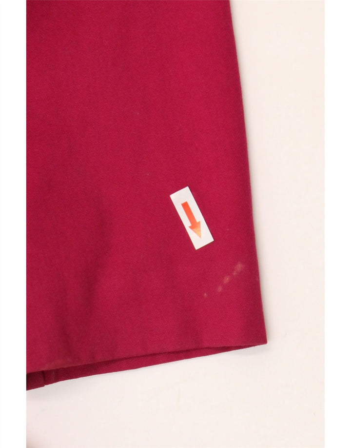 Винтажный женский двубортный пиджак из вискозы, Великобритания 14, средний розовый цвет