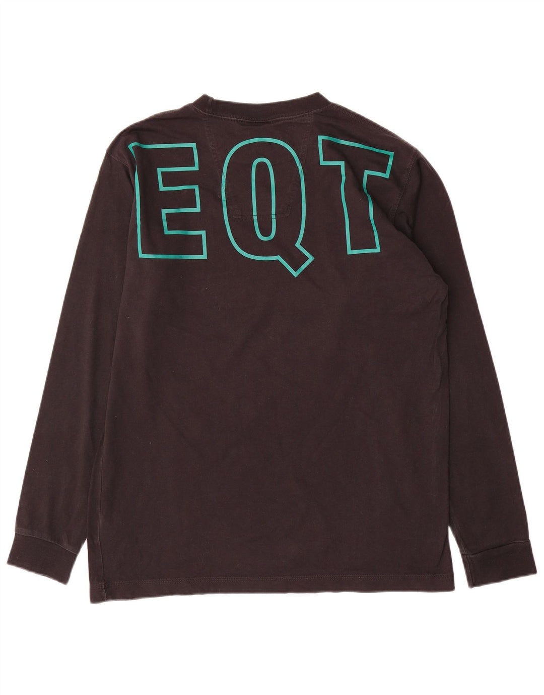 Мужской топ с длинным рукавом ADIDAS, большой черный хлопок с цветными блоками