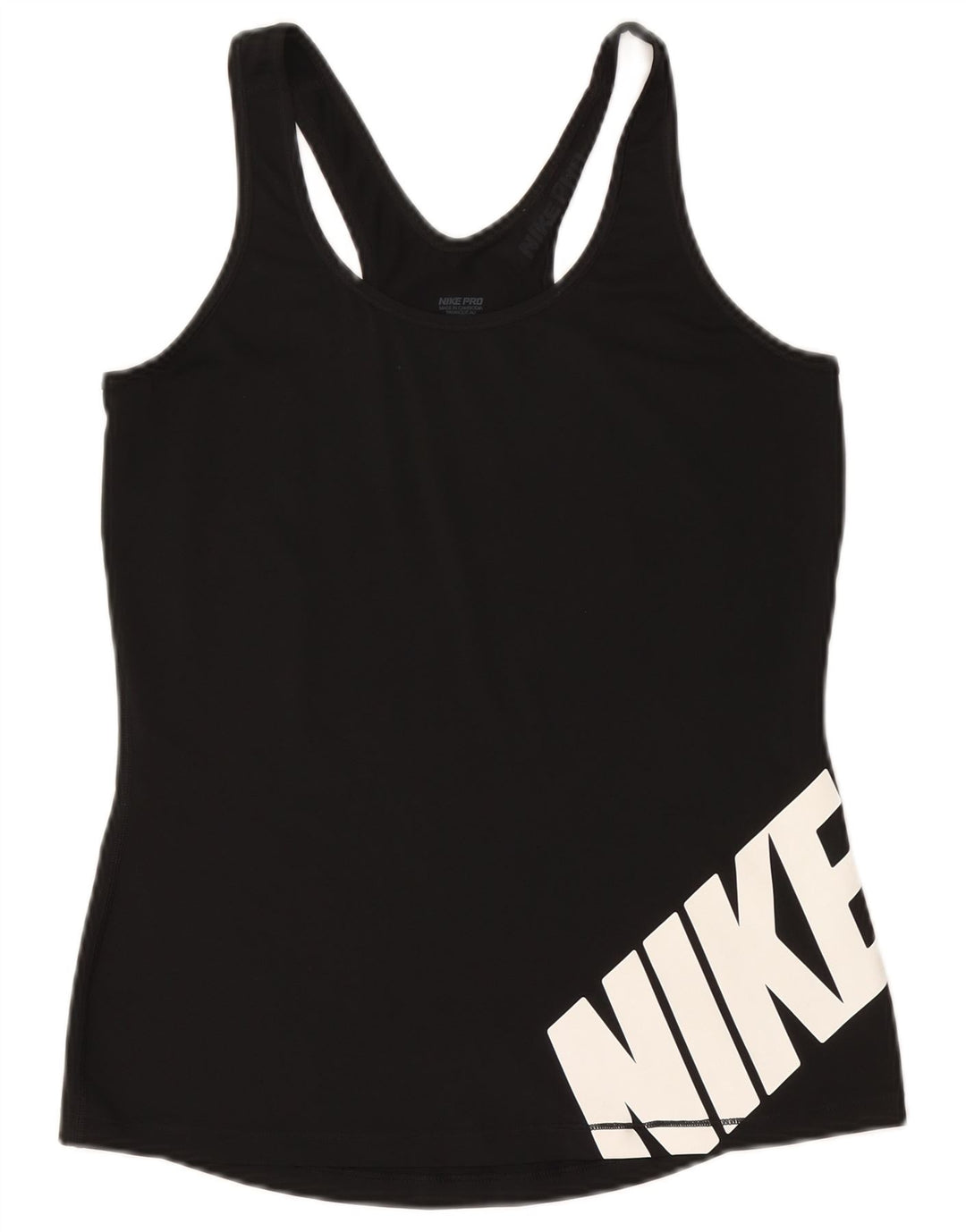 Женский жилет с графическим принтом Nike Dri Fit UK 14, большой черный