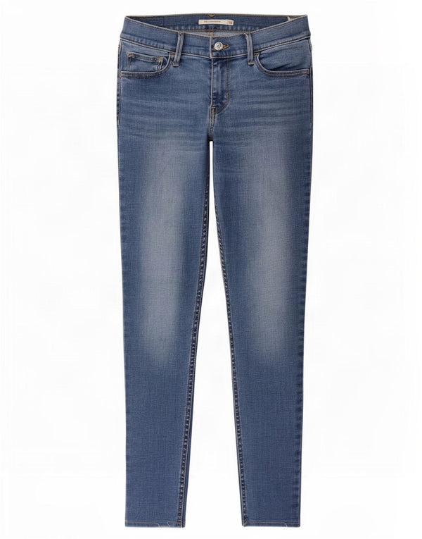 Женские джинсы Levi's 710 Super Skinny W28 L30 синие, хлопок