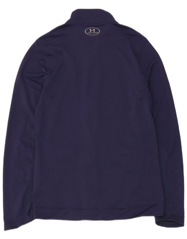 Женский спортивный костюм Under Armour, верхняя куртка UK 12, средний темно-синий полиэстер