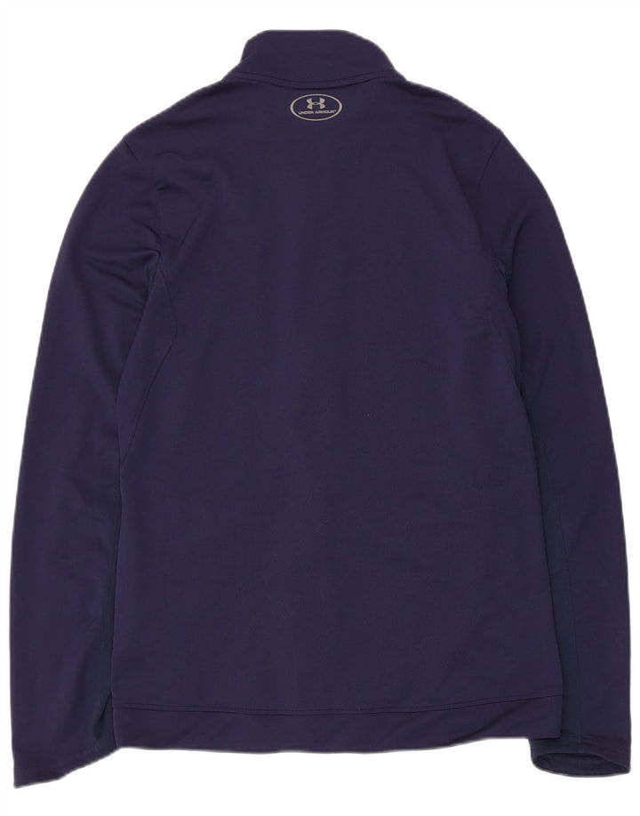 Женский спортивный костюм Under Armour, верхняя куртка UK 12, средний темно-синий полиэстер