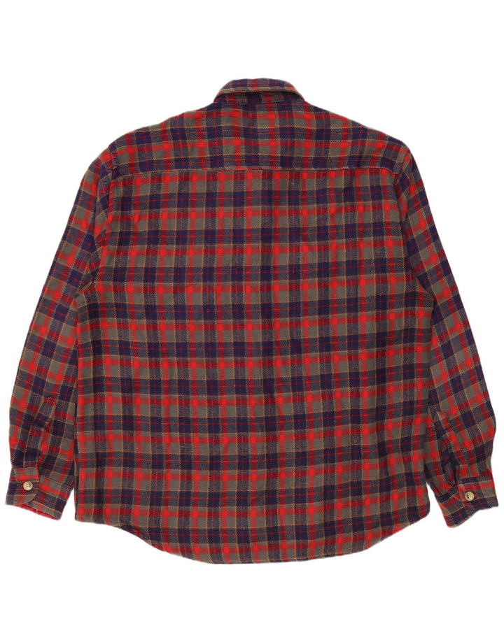 Мужская фланелевая рубашка VINTAGE Lumberjack XL в красную клетку