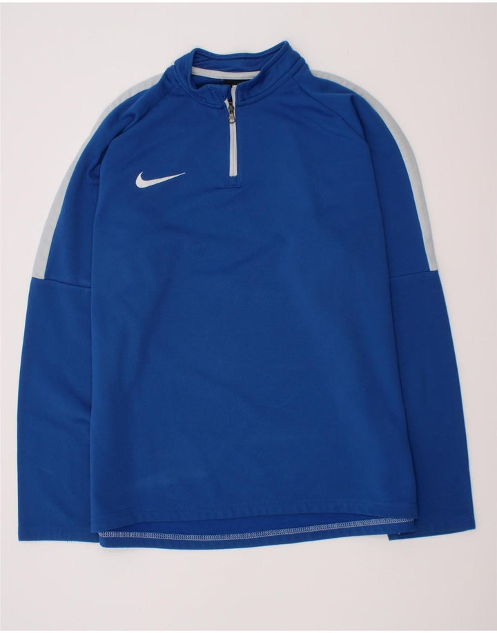 Пуловер спортивный костюм Nike для мальчиков Dri Fit, 13–14 лет, синий цвет с блоками XL