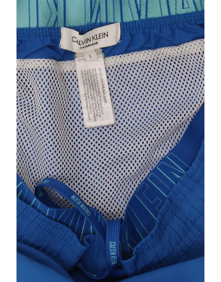 Мужские шорты для плавания Calvin Klein, большие синие, полиэстер