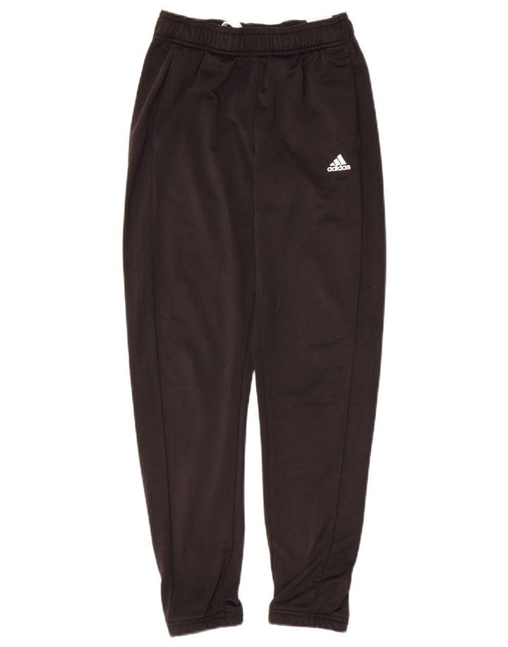 ADIDAS Girls Tracksuit Trousers 11-12 Years  Black Polyester