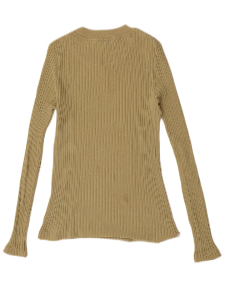 Женский топ Massimo Dutti с длинным рукавом UK 8, маленький хаки