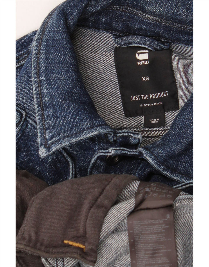 Женская укороченная джинсовая куртка G-STAR UK 6 XS, темно-синий хлопок