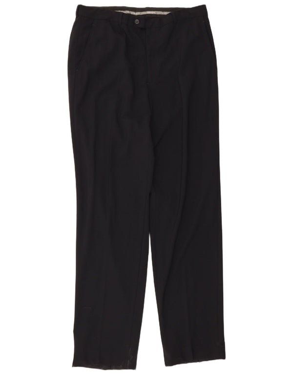Брюки мужские прямые костюмные Armani W34 L36 черные