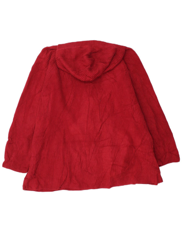 Женский удлиненный кардиган с капюшоном Ralph Lauren, Великобритания, 22, 3XL, красный хлопок