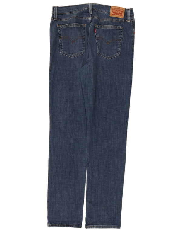 Женские прямые джинсы Levi's 724 с высокой посадкой W32 L32, синие, хлопок